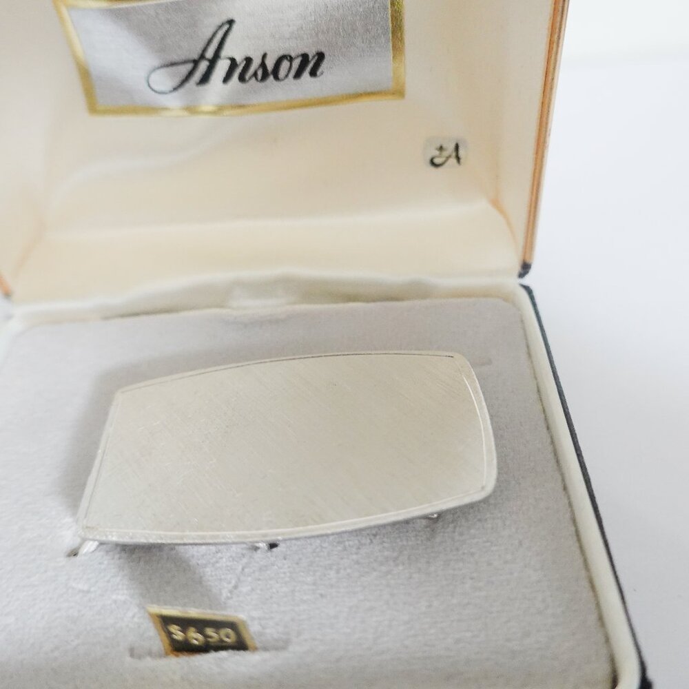 Vintage Silvertone Anson Money Clip in Original Box